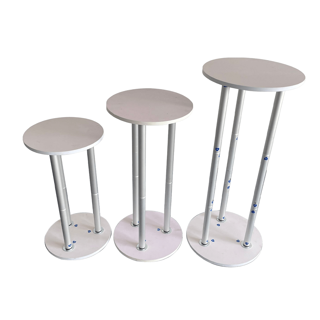 Set of 3 cake tables