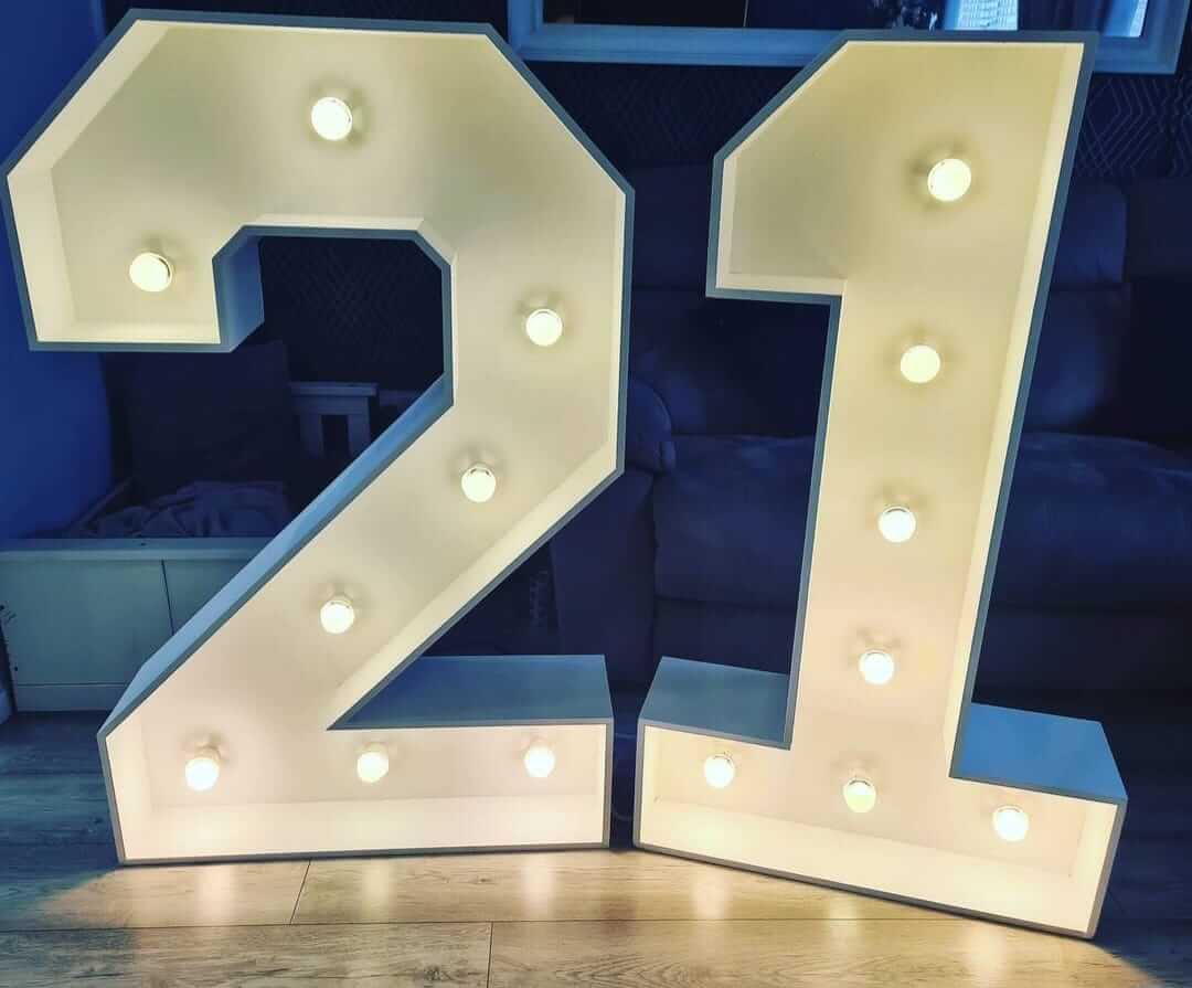 Light up Number 21